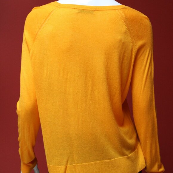 Zara Yellow Lightweight Knit Sweater - Picture 7 of 8